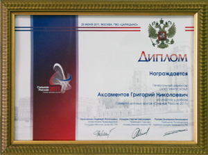 Саммит деловых кругов "Сильная Россия 2011"